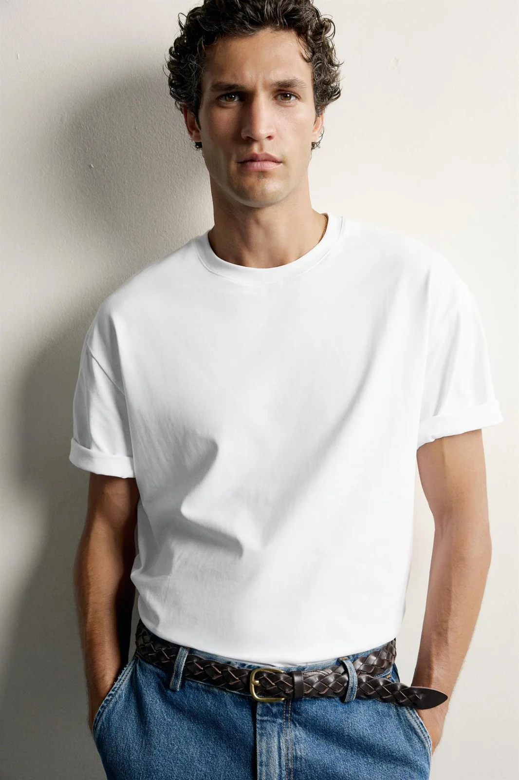 Pack de 3 T-shirts Heavyweight — Algodão Compacto Que Não Fica Transparente Nem Perde a Forma