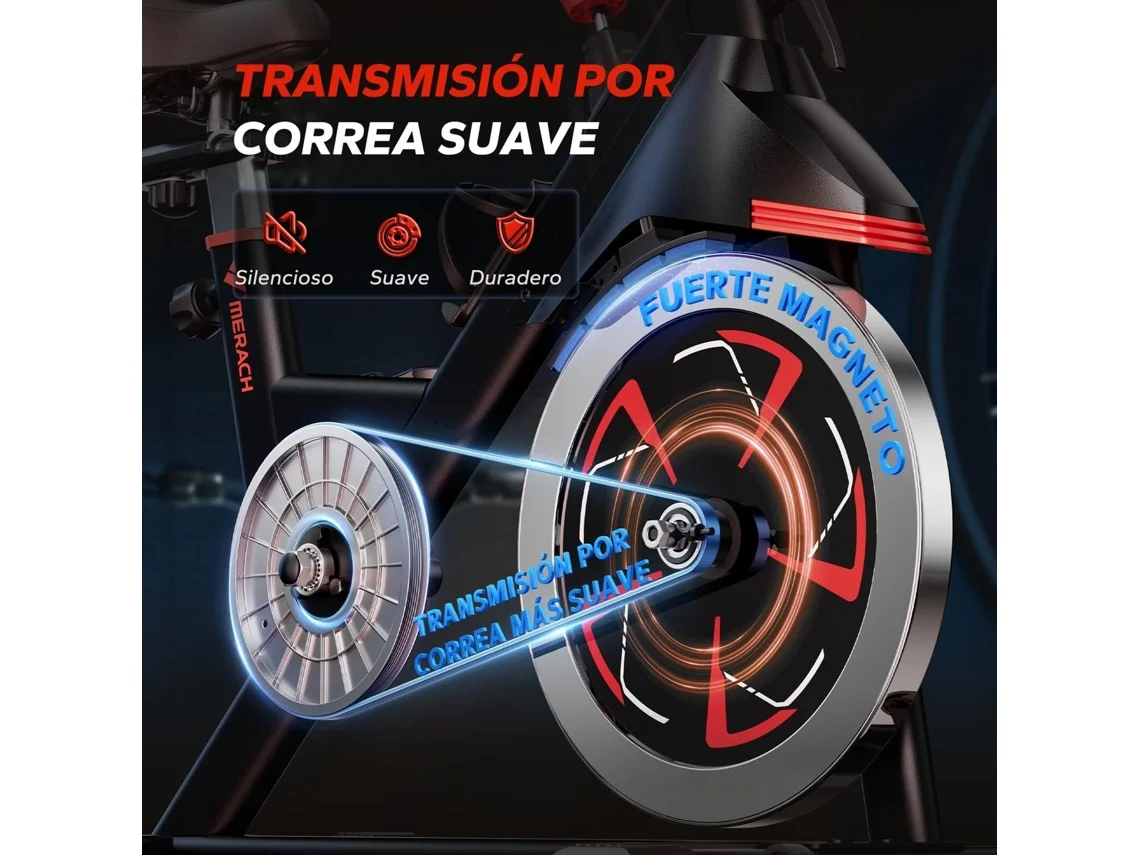 Bicicleta Estática MERACH MR-S38B2 - Promoção de Aniversario