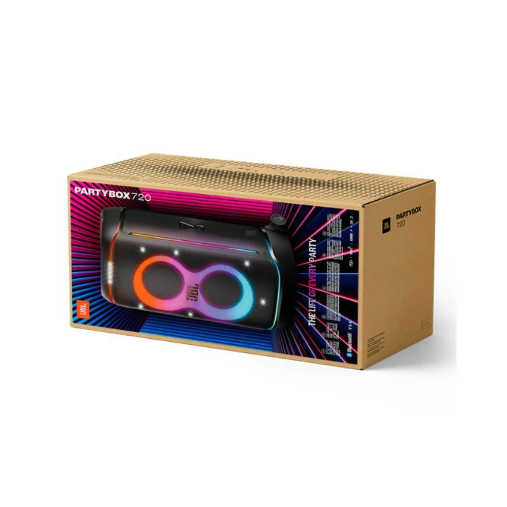 Bocina Portátil JBL PartyBox 720 Bluetooth Negra
