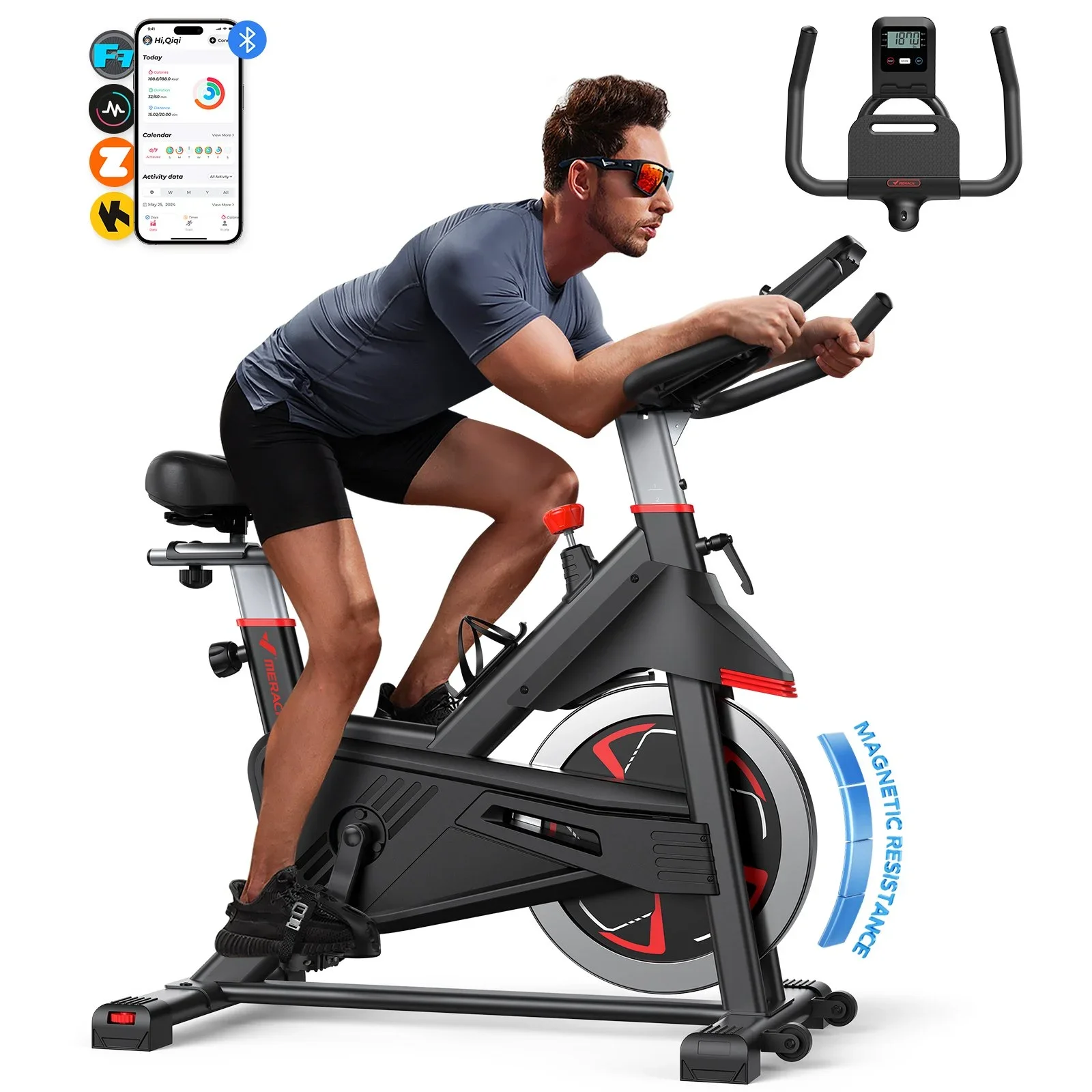 Bicicleta Estática MERACH MR-S38B2 - Promoção de Aniversario
