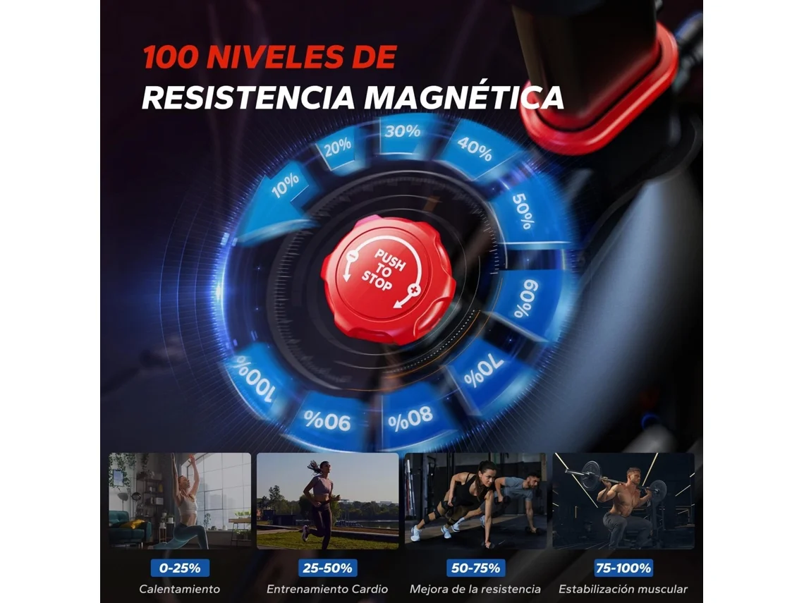 Bicicleta Estática MERACH MR-S38B2 - Promoção de Aniversario