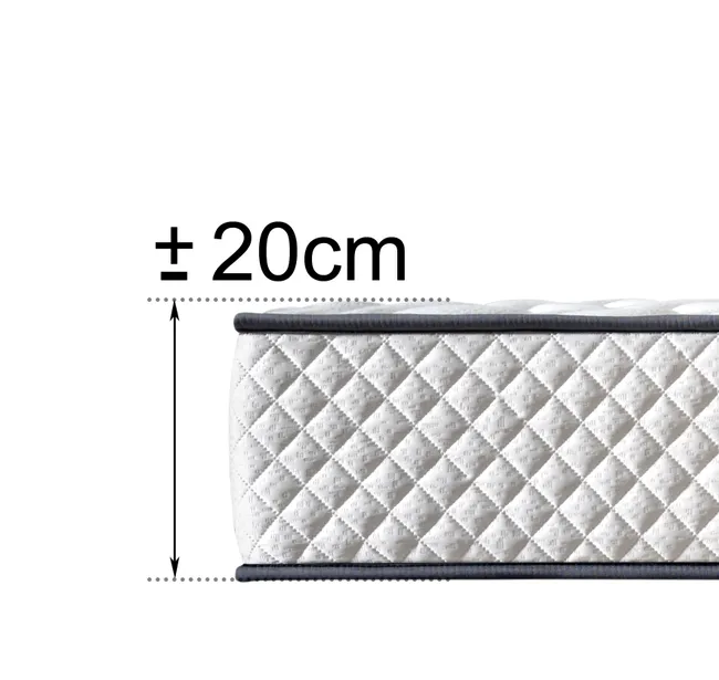 Kit Cama de Casal 140×190 — Estrutura Metálica Silenciosa Com Colchão Viscoelástico de Oferta