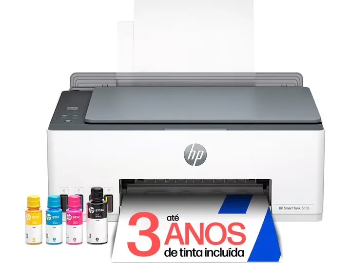 Portátil HP OmniBook 3 de 14" com 24 GB e 1 TB + Multifunções HP Smart Tank 5105