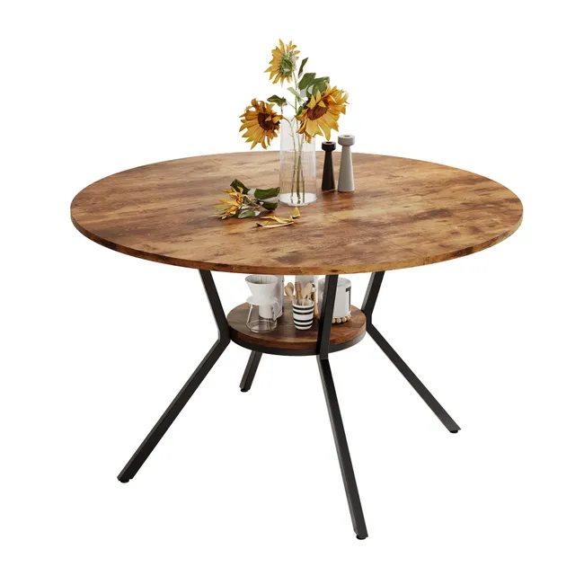 Mesa Redonda Industrial de 120 cm — Promoção de Aniversario